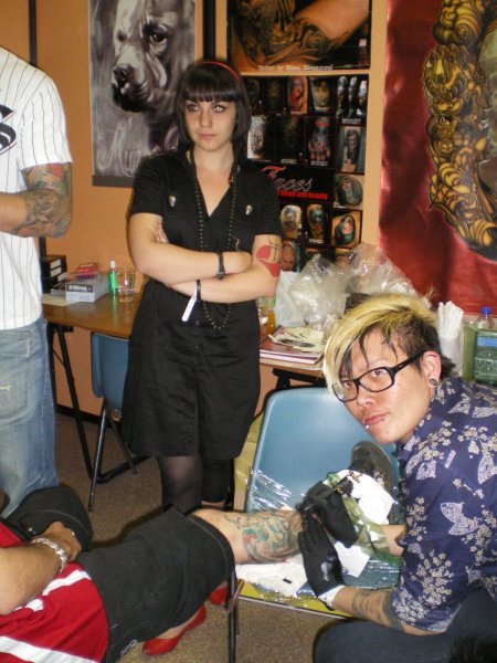 Фото с tattoo конвенции в Риме, май 2009г.