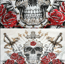  REBEL SPIRIT - "Skull and Roses"