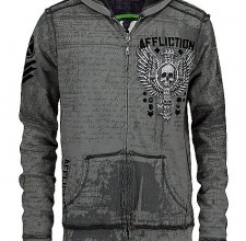 , HOODIE - AFFLICTION "VIVE RAPIDO" - !