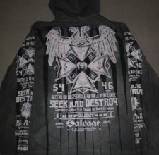 , HOODIE - Salvage: SEEK AND DESTROY EAGLE.